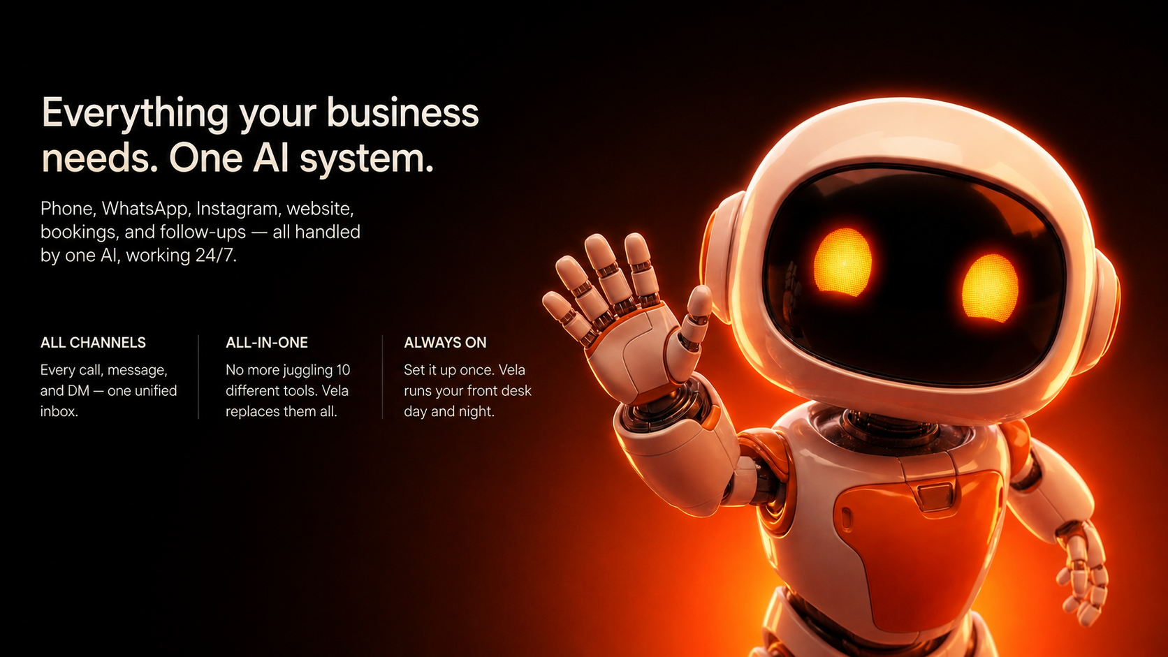 Everything your business needs. One AI system.